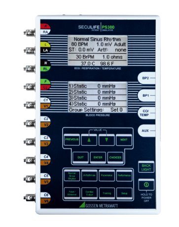 SECULIFE PS300 多参量患者模拟器技术数据介绍